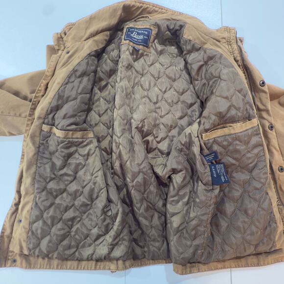 G.H. Bass Mens Brown Utility Style Farm Jacket Size Mens Medium (31) - Picture 2 of 9